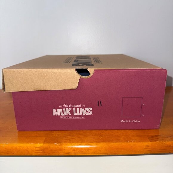 New Muk Luks Womens Size 11 Wool Blend Winter Boots With Box Blue Faux Fur Lined - Picture 8 of 8